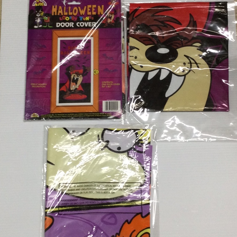 New 3 Halloween Door Cover